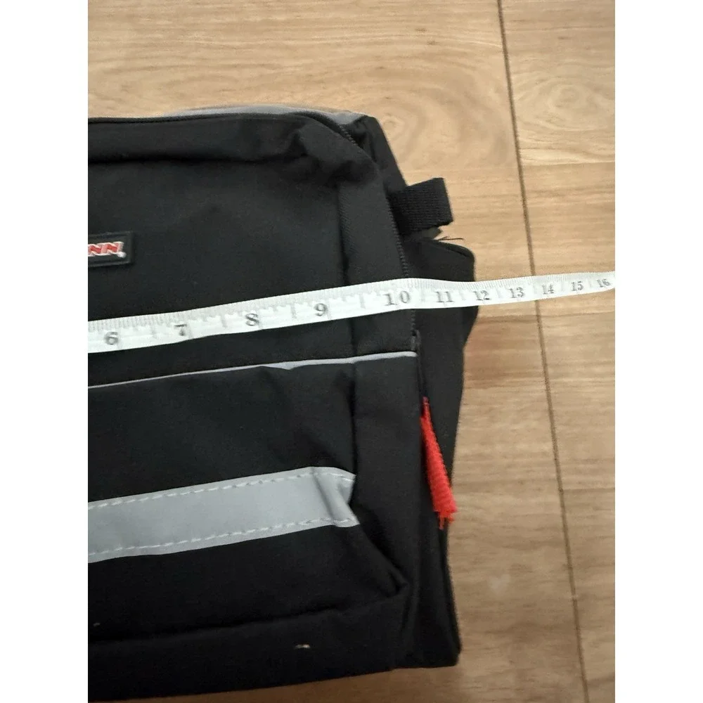 Schwinn Bike Handlebar Bag Black Bicycle Front Storage Bag Clear Pockets